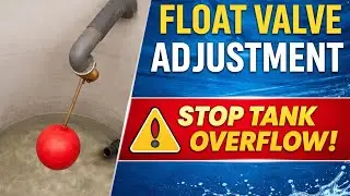 Float Valve Fitting in Water Tank | Automatic Water Level Control | Plumbing Tips
