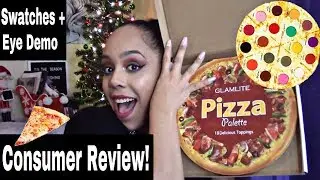Pizza Palette Review | Not PR | Glamlite | Swatches