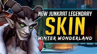 Overwatch NEW Junkrat Legendary Skin - Winter Wonderland 2018