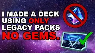 I made the most f2p deck possible using ONLY LEGACY PACKS, NO GEMS REQUIRED! (Yu-Gi-Oh! Master Duel)