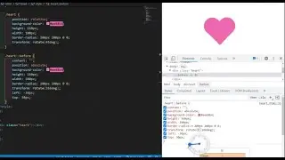 CSS Only Heart Shape | CSS Beginner Tutorial