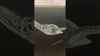 Swimming #chalkboard #art #sketching #drawingtutorial #blackboard