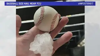 DFW Weather | Residents show videos, photos of hail and storm