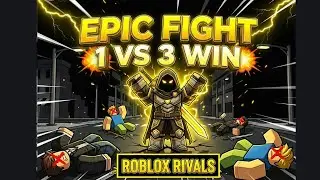 How I Won 1v3 in Roblox Rivals ⚔️ (Pro Movement & Aim Guide) 📈👑