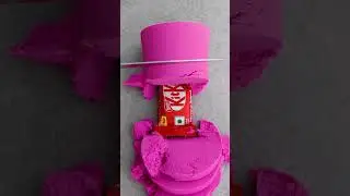 #ASMR  Kinetic Sand Cutting Surprise | KitKat Chocolate Reveal 🍫 #short