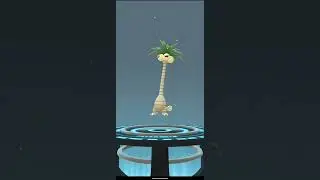 Evolving Exeggcute into Alolan Exeggutor for Draco Meteor #shorts