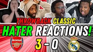 ARSENAL SHOCK REAL MADRID 😱 OPPOSITION FAN REACTIONS | CL CLASSIC | ARSENAL 3-0 REAL MADRID