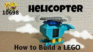 How to Build a LEGO Helicopter | LEGO Classic 10698 Tutorial｜レゴクラシック10698 ヘリコプターの作り方