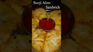 10 Minute Sooji Aloo Sandwich 🥪 | Crispy & Tasty Breakfast Recipe | सूजी आलू सैंडविच | #shorts