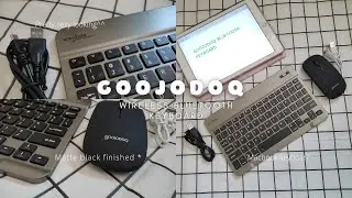 Goojodoq wireless bluetooth keyboard | The best keyboard for iPad air 2 💻👩&zwj;💻