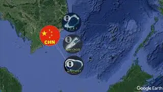 Latest  Chinese Military Bases in the Spratlys