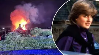 Princess Diana's brother Earl Spencer 'stunned' after fire rages at Althorp Estate where she's burie