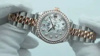 Rolex 279381RBR Lady-Datejust 18K Rose Gold 26 mm Mother of Pearl Dial Jubilee Complete Set 2022