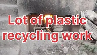 Lot of plastic recycling work for company#machine #plasticrecycling  