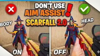 NO AIM ASSIST? Destroying Squads with RAW AIM (Scarfall 2.0)