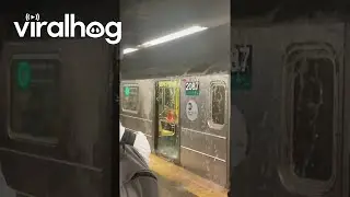 Train Transfer Comes With a Free Shower || ViralHog