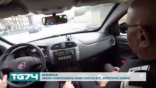 MODICA - DROGA CONFEZIONATA COME CIOCCOLATO, ARRESTATO 25ENNE