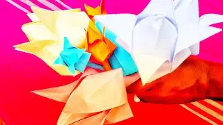 How to make Paper lotus flower| DIY craft | mystify ideas | paper arts | origami flower | creative