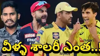 ఎక్కువ ఎవరో 😍| IPl 2024 All Captains Salary | Highly Paid Captain In IPL 2024 | Kohli, Dhoni, IPL