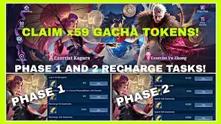 HOW TO GET &times;59 GACHA TOKENS IN THE EXORCISTS EVENT! PHASE 1 AND 2 RECHARGE TASKS MLBB