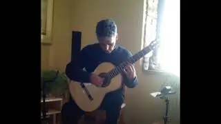 Etude No 17 Op 35 by Fernando Sor  Played by Sadegh Moazzen recorded in 1983