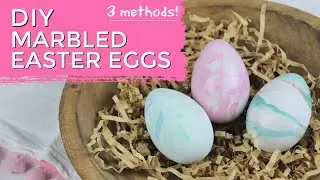 3 Ways to Color and Marble Easter Eggs - {Fun Easter Egg Dying Techniques}