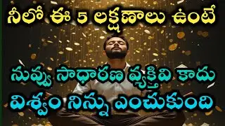 ఈ యూనివర్స్ నిన్ను  ఎంచుకుంది ఈ 5 లక్షణాలు నీలో ఉన్నాయి అంటే నువ్వు గొప్పవానివి |universe power