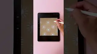 How to add background textures to patterns in Procreate