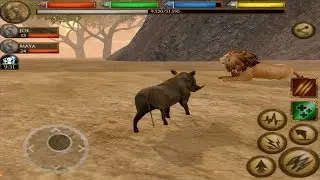 🐗Warthog VS🦁 Lion, 🦏Rhino, 🦛Hippo,🐘 Elephant  and more, Ultimate Savanna Simulator