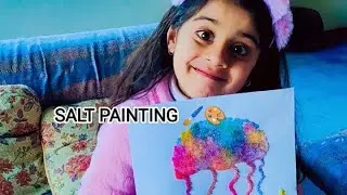 How to do Salt Painting 🎨 | Fun Art Activity with Keku|keku and Mamas corner|🎨🖌️