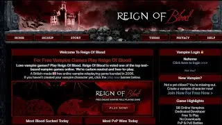 Reign of Blood - (Not so) Forgotten Browser Games