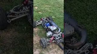Taylor RC 71 supreme first start up with the 28 mm carburetor!!!￼