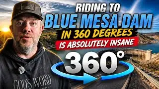 Riding to Blue Mesa Dam in 360 Degrees is Absolutely Insane