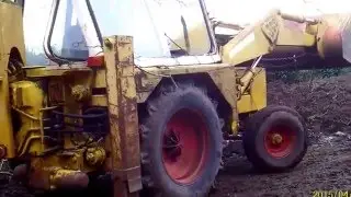 Stacking Firewood With Our Vintage Tonka Toy (JCB)