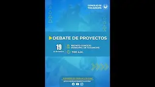 🗓 #SesiónExtraordinaria | Debate de Proyecto de Acuerdo.