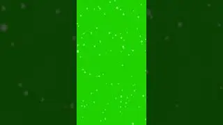Snow is falling Green screen : shorts