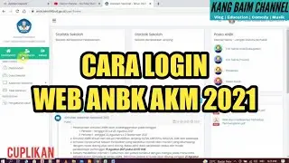 Cara Login Web ANBK 2021 yang Benar