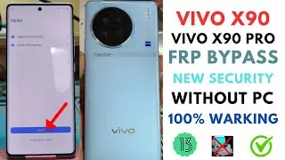 Vivo x90 | x90 pro | Frp Bypass | New Security Android 13 | Vivo x90 5g Frp Bypass 100% Working