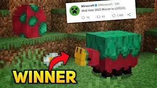 MINECRAFT MOB VOTE 2022 WINNER   WILL BE SNIFFER 🥳