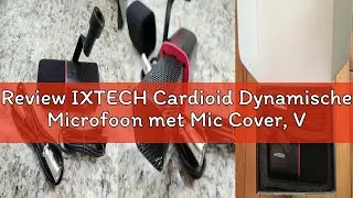 Review IXTECH Cardioid Dynamische Microfoon met Mic Cover, Vocale USB XLR Microfoon voor Podcasting,