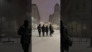 Here comes the snow doo-d-doo-doo #thebeatles #snow #liverpool