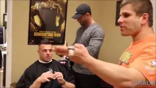 Jason Genova confronted by PJ Braun and Eduardo