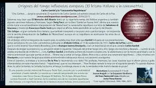 Or&iacute;genes del tango: influencias europeas (El lirismo italiano y la canzonetta) - Marechiare