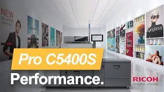 The Ricoh Pro C5400 Series | Driving sustainability for our future.