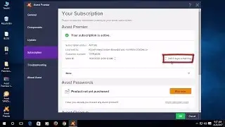 Avast Premier 2017 license (till 2023)