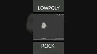 low poly rock in blenderTime lapsetutorial 