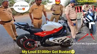 Mumbai Police Took My Loud Superbike!!|Angry Cops vs Superbikes|Z900 Rider