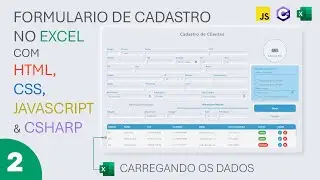Cadastro de Clientes no Excel #2 - Carregando os dados do Excel para a Tabela HTML