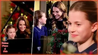 Charlotte Steal Heart With Stunning Piano Duet With Her Mother Catherine At Christmas Concert