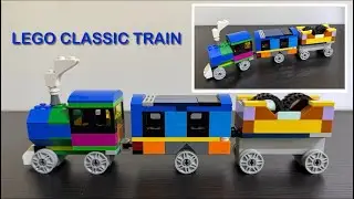 LEGO Classic Train 🚂 | LEGO Steam Train | LEGO Fun Build 